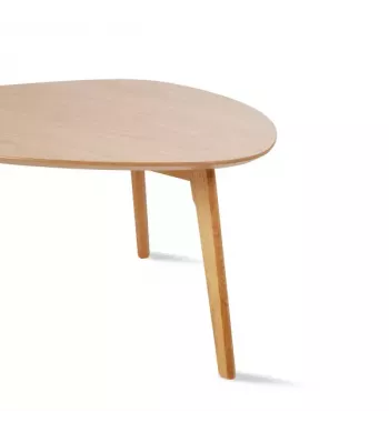Meta title -  Table basse 80cm chêne naturel