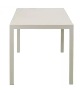 Meta title -  Table repas outdoor 160cm métal beige