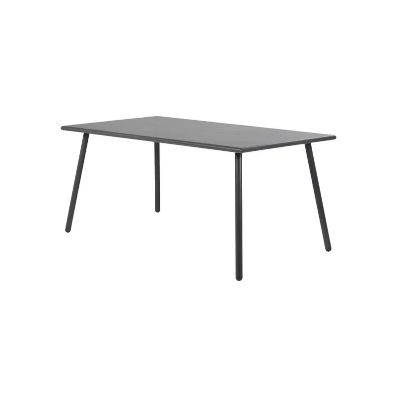 Meta title -  Table repas outdoor métal anthracite