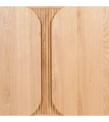 Meta title -  Meuble bas 2 portes chêne naturel