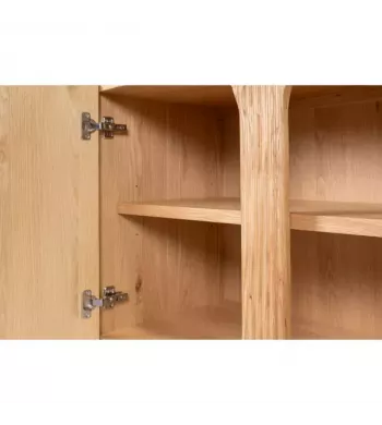 Meta title -  Meuble bas 3 portes chêne naturel