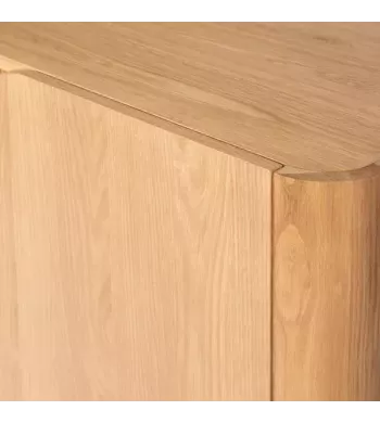 Meta title -  Meuble bas 3 portes chêne naturel