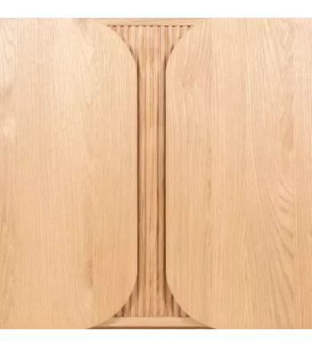 Meta title -  Meuble bas 3 portes chêne naturel