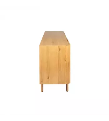 Meta title -  Meuble bas 4 portes chêne naturel