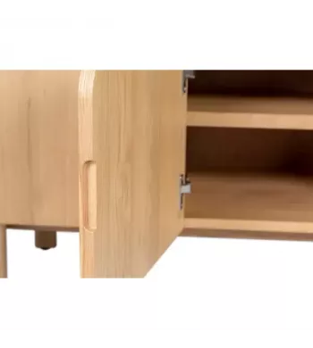 Meta title -  Meuble télé 155cm chêne naturel
