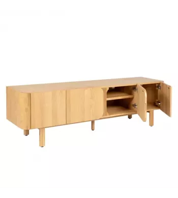 Meta title -  Meuble télé 180cm chêne naturel