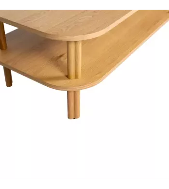 Meta title -  Table basse 130cm chêne naturel