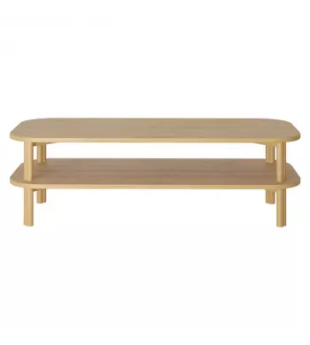 Meta title -  Table basse 130cm chêne naturel