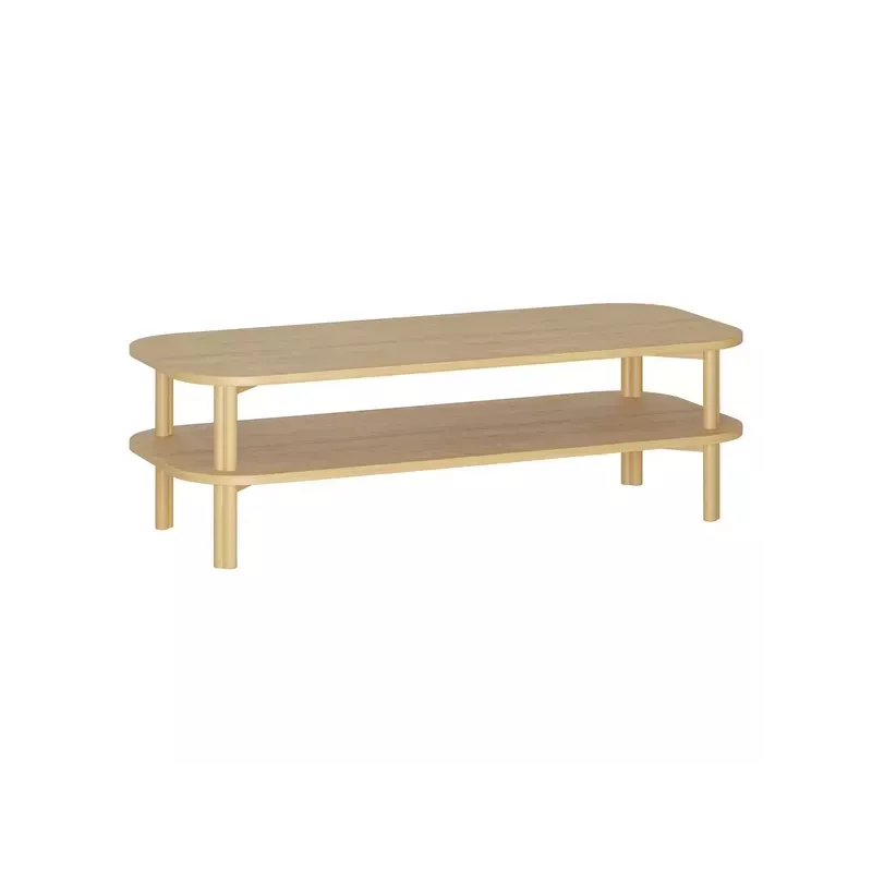 Meta title -  Table basse 130cm chêne naturel