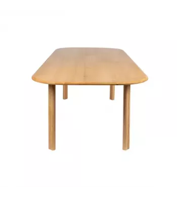 Meta title -  Table repas 200cm avec allonge chêne naturel