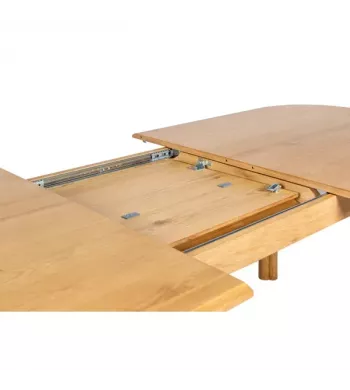 Meta title -  Table repas 200cm avec allonge chêne naturel