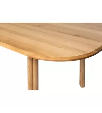 Meta title -  Table repas 200cm avec allonge chêne naturel