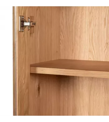 Meta title -  Vitrine 4 portes 2 en verre et 2 en bois