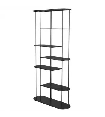 Meta title -  Bibliothèque métal noir