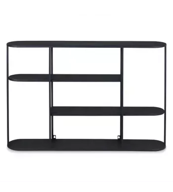 Meta title -  Etagère murale métal noir 90cm