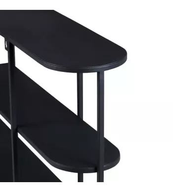 Meta title -  Etagère murale métal noir 90cm