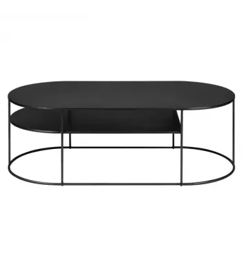 Meta title -  Table basse métal noir