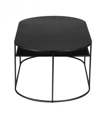 Meta title -  Table basse métal noir