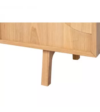 Meta title -  Meuble bas 4 portes chêne naturel