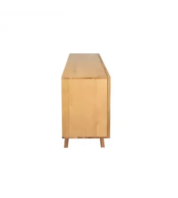 Meta title -  Meuble bas 4 portes chêne naturel