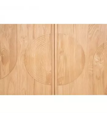 Meta title -  Meuble bas 4 portes chêne naturel