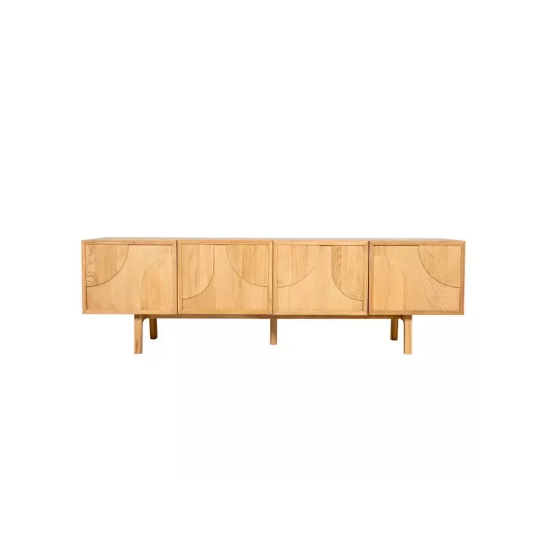 Meta title -  Meuble télé 180cm chêne naturel